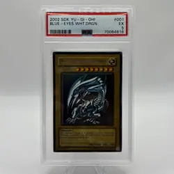 Yu-Gi-Oh! TCG Blue-Eyes White Dragon SDK-001 Ultra Rare Unlimited Edition PSA 5 - Image 2