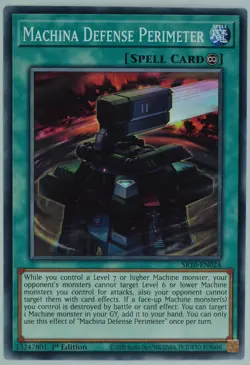Yugioh Machina Defense Perimeter SR10-EN024 Common 1st Edition - Image 1