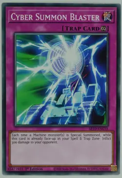 Yugioh Cyber Summon Blaster SR10-EN035 Common 1st Edition - Image 1