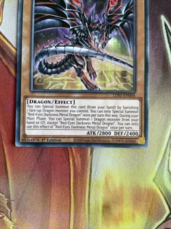 LDS1-EN004 Red-Eyes Darkness Metal Dragon | 1st Edition Common Cards YuGiOh TCG - Image 3