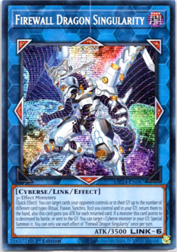 Firewall Dragon Singularity MP24-EN087 Prismatic Secret Rare 1st Edition Yugioh - Image 1