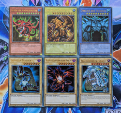 Yu-Gi-Oh! 25TH Gotter-SET Obelisk, Slifer, Blauaugiger w. Drache, Dunkler Magier - Image 1