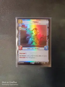 Star Wars Unlimited LotF Foil Card LOF547 Yaddle - Image 1