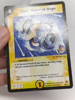 Duel Masters Promo Card Toel, Vizier Of Hope Initiate 2004 M7 / Y1 - Image 2