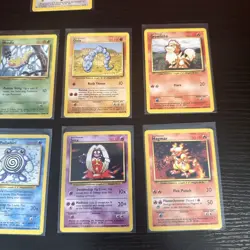 Pokemon TCG Base Unlimited Non-Holo Card Lot Of 9 LP-MP - Image 3