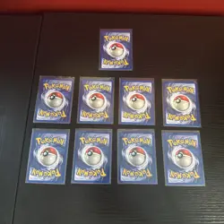 Pokemon TCG Base Unlimited Non-Holo Card Lot Of 9 LP-MP - Image 5