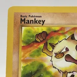 Pokemon Card Mankey 55/64 Jungle Unlimited WOTC Common LP-NM - Image 2