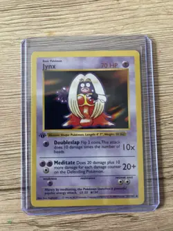 Pokemon Jynx 1st Edition Base Set Card 31/102 - Image 1
