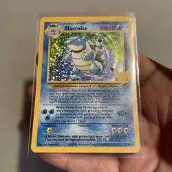 Pokemon 25th Anniversary Celebrations TCG Card 2/102 Blastoise Holo Black Star - Image 5