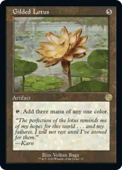 MTG English Gilded Lotus NM Normal The Brothers' War: Retro Frame Artifacts - Image 1