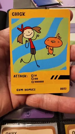 Pokenots Chick #0027, Gym Homies Dysfunctional Passholder Parody Pokemon Torchic - Image 1