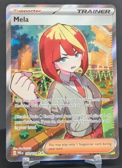 Pokemon Mela #140/131 English Prismatic Evolutions Ultra Rare Full Art - Image 1