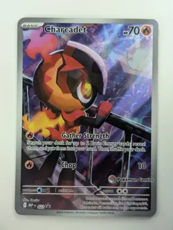 Near Mint 2025 Pokemon Phantasmal Flames Pokemon Center ETB Charcadet 022 Promo - Image 1