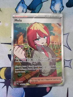Pokemon Mela 140/131 Sv: Prismatic Evolutions Ultra Rare Holo Trainer-Supporter - Image 2