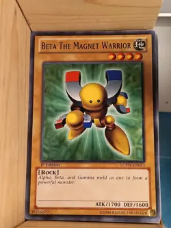 Beta the Magnet Warrior LCYW-EN013 Legendary Collection 3: Yugi's World 1st... - Image 1