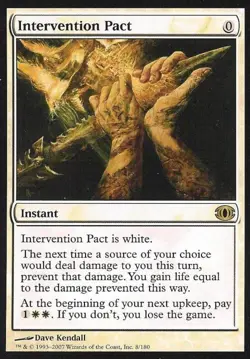 MTG English Intervention Pact NM Normal Futuresight - Image 1