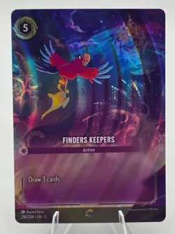Lorcana Finders Keepers Enchanted 210/204 Shimmering Skies Holo Disney Aladdin - Image 1