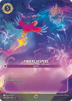 Disney Lorcana | Finders Keepers (Enchanted) | 210/204 | Shimmering Skies | NM - Image 1