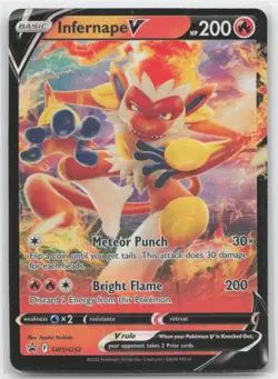 Infernape V - Holo SWSH: Sword & Shield Promo Cards SWSH252 NM - Image 1