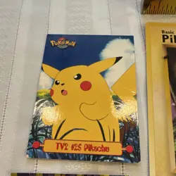Pokemon Pikachu Lot Jumbo Promo 58/102 + Topps Series 1 & 2 Foil Cards - Image 3