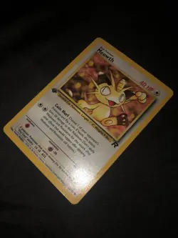 Meowth 1ST EDITION Pokemon Card 62/82 😼 - Image 3