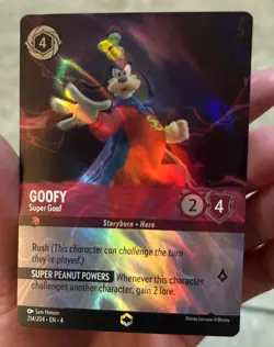 Disney Lorcana: Ursula's Return - Goofy: Super Goof - Enchanted - 214/204 - Image 1