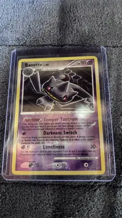 Pokemon TCG Banette LV.48 Rare Reverse Holo Platinum Card 19/12 LP - Image 1