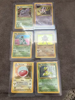 Lot Of 6 Pokemon Cards - Image 1
