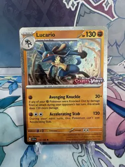 Lucario (Scarely & Violet Stamp) 114/198 Miscellaneous Cards & Products Holo - Image 1
