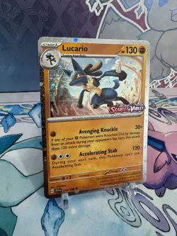 Lucario (Scarely & Violet Stamp) 114/198 Miscellaneous Cards & Products Holo - Image 2
