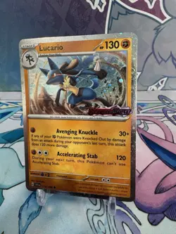 Lucario (Scarely & Violet Stamp) 114/198 Miscellaneous Cards & Products Holo - Image 3