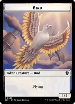 4x Storm Crow/Bird Token, MTG, Bloomburrow Tokens, 4 pack, Magic - Image 2