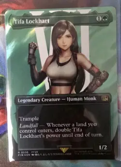 Tifa Lockhart (Borderless) (Surge Foil) Final Fantasy Foil - Image 1