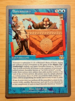 MTG Magic The Gathering ~ Bureaucracy ~ Unglued ~ 14/94 Hot ~ MINT - Image 1