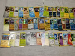 Pokemon Card Lot English ALL PLAYED 268 CARDS TOTAL - Image 1