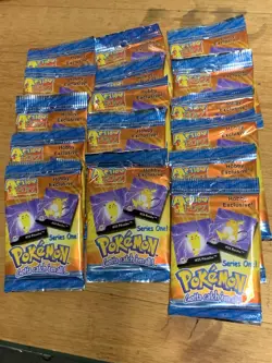 X16 1999 Pokemon Artbox Action Flipz Series One Factory Sealed Booster Packs - Image 1