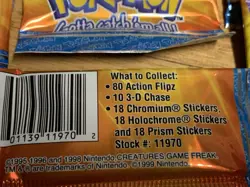 X16 1999 Pokemon Artbox Action Flipz Series One Factory Sealed Booster Packs - Image 4