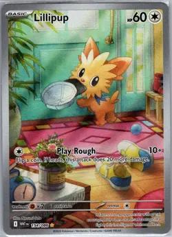 Lillipup 154/086 SV: White Flare - Pokemon Card - NM - Image 1