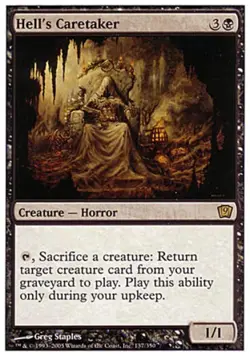 MTG English Hell's Caretaker NM Normal 9th Edition - Image 1
