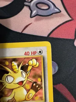 Meowth 62/82 Team Rocket-1st Edition Regular Light play Pokemon - Image 3