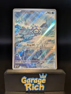 Cryogonal 111/086 Illustration Rare Holo - SV: Black Bolt Pokemon TCG NM+ - Image 1