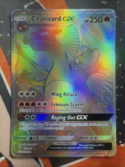 2017 Pokemon SM Burning Shadows Charizard GX #150/147 - Image 1