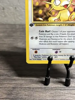 Meowth 62/82 Team Rocket Regular Common-Pokemon TCG-Fast Shipping-WOTC-LP! - Image 4