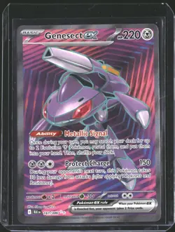 Genesect ex 161/086 Holo Ultra Rare Black Bolt Pokemon NM/M - Image 1