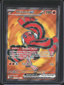 Oricorio ex 110/094 Ultra Rare Phantasmal Flames Pokemon NM/M - Image 1