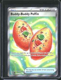 Buddy-Buddy Poffin 167/132 Ultra Rare Mega Evolution Pokemon NM/M - Image 1