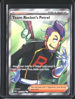 Team Rocket's Petrel 226/182 Ultra Rare Destined Rivals Pokemon NM/M - Image 1