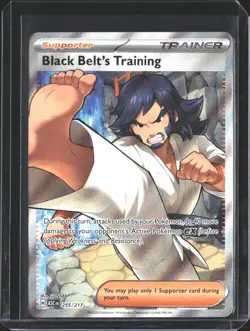 Black Belt's Training 255/217 Ultra Rare Ascended Heroes Pokemon NM/M - Image 1