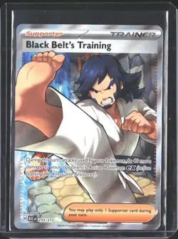 Black Belt's Training 255/217 Ultra Rare Ascended Heroes Pokemon NM/M - Image 1