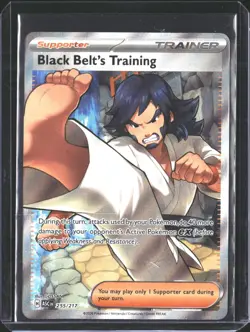 Black Belt's Training 255/217 Ultra Rare Ascended Heroes Pokemon NM/M - Image 1